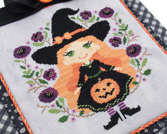 ✩Preorder✩ Ember: The Flower Witch by Cherry Hill Stitchery