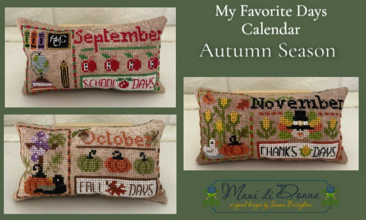 My Favorite Days Calendar – Autumn by Mani di Donna