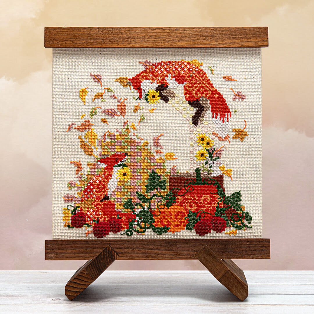 *PREORDER* Frolicking Foxes by Counting Puddles for Needlework Marketplace