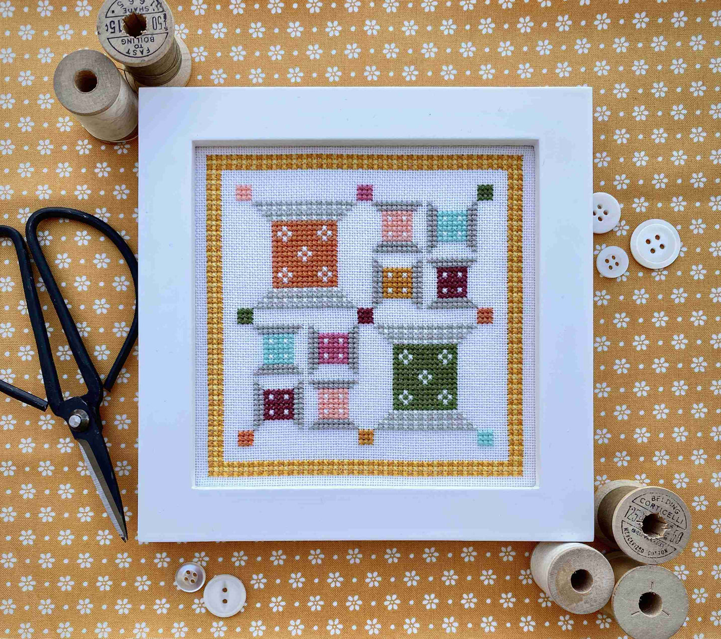 ✩Preorder✩ Happy Spools by Count Your Stitches Designs