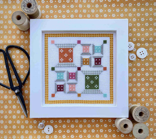 ✩Preorder✩ Happy Spools by Count Your Stitches Designs