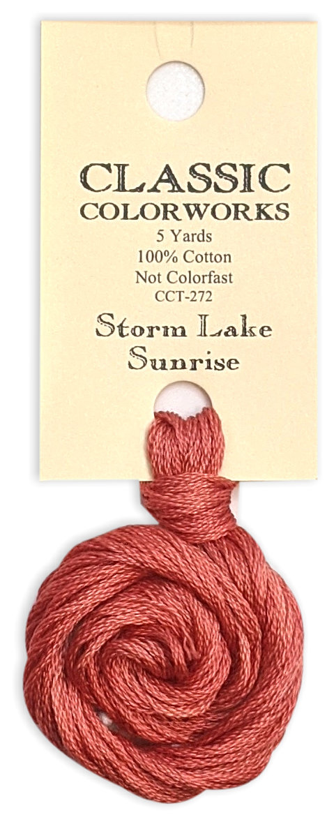 272 Storm Lake Sunrise | 6 Strand Embroidery Floss by Classic Colorworks
