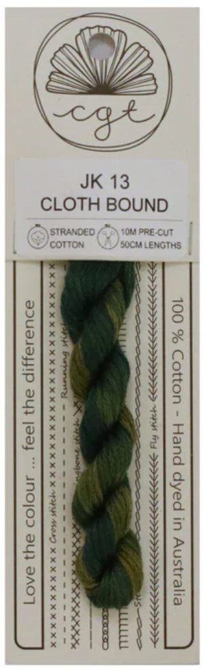 JK13 Clothbound | 6 Strand Embroidery Floss by Cottage Garden Threads
