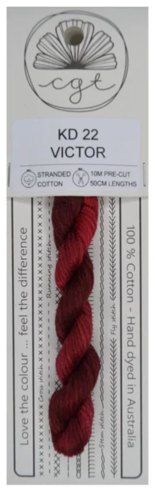 KD22 Victor | 6 Strand Embroidery Floss by Cottage Garden Threads
