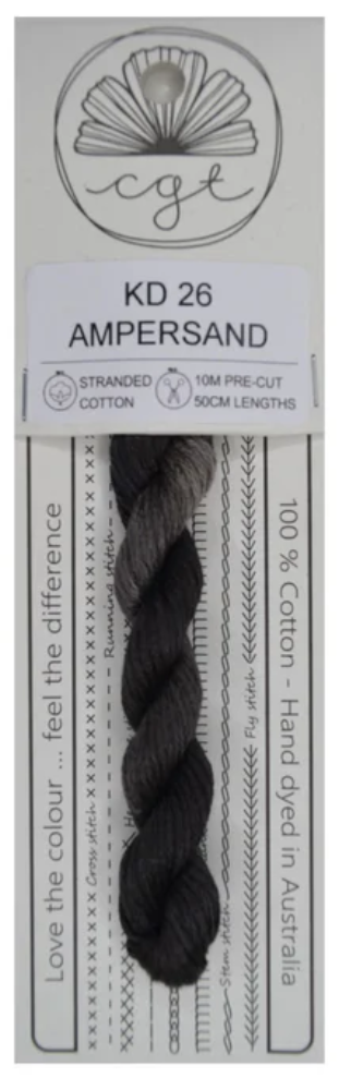KD26 Ampersand | 6 Strand Embroidery Floss by Cottage Garden Threads