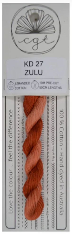 KD27 Zulu | 6 Strand Embroidery Floss by Cottage Garden Threads