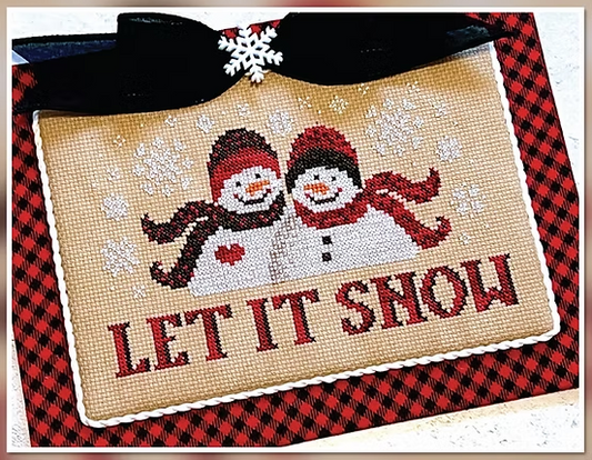 ✩Preorder✩ Let it Snow by Cherry Hill Stitchery