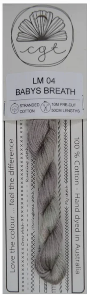 LM04 Babys Breath | 6 Strand Embroidery Floss by Cottage Garden Threads