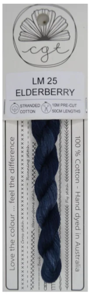 LM25 Elderberry | 6 Strand Embroidery Floss by Cottage Garden Threads