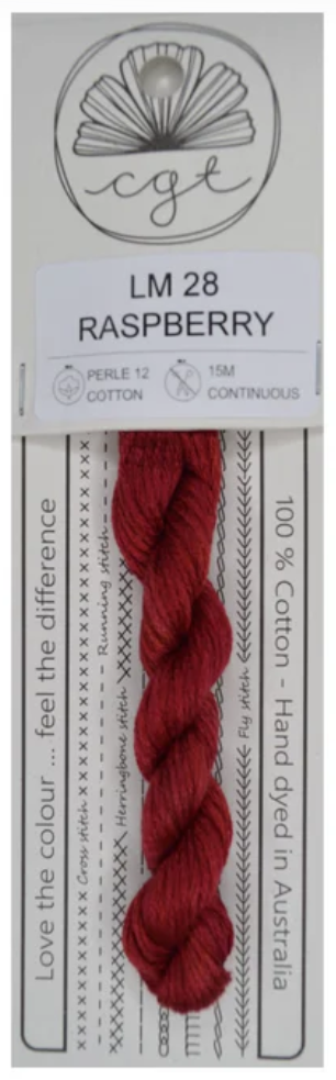 LM28 Raspberry | 6 Strand Embroidery Floss by Cottage Garden Threads