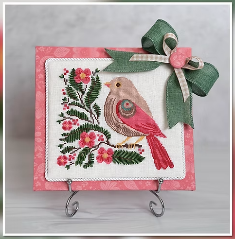 ✩Preorder✩ Miss Hollybird by Cherry Hill Stitchery