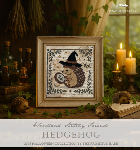 ✩Preorder✩ Woodland Stithy Friends: Hedgehog by The Primative Hare