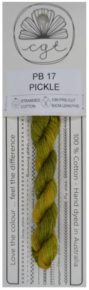 PM17 Pickle | 6 Strand Embroidery Floss by Cottage Garden Threads