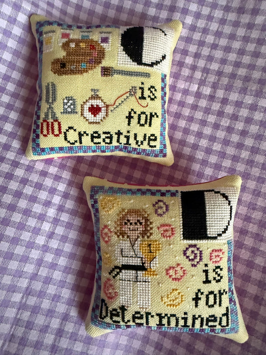 C-D (Positivity alphabet) by Romy's Creations