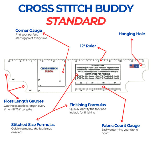 *PREORDER* Cross Stitch Buddy - Standard by Stitchy Prose for Needlework Marketplace