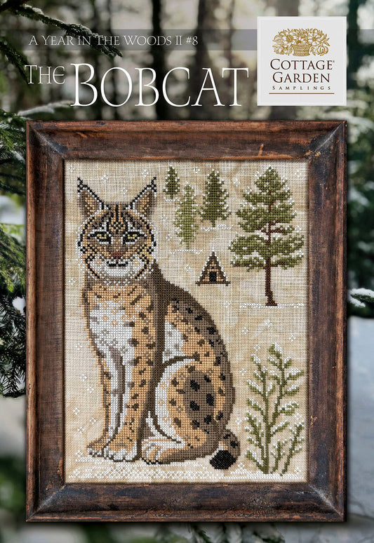 The Bobcat by Cottage Garden Samplings-Cross Stitch-Cottage Garden Samplings-Millennial Fabrics