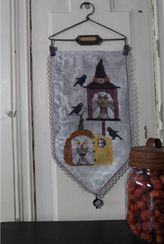 *Nashville Market 26' Preorder* Whooo's There by Thistles-Cross Stitch-Thistles-Millennial Fabrics