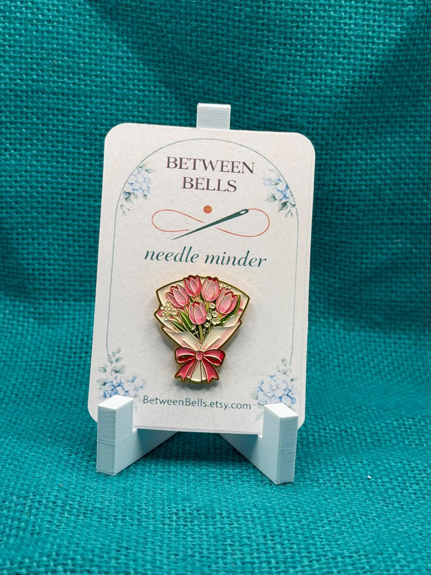 "Tulip Bouquet" Needle Minder by Between Bells