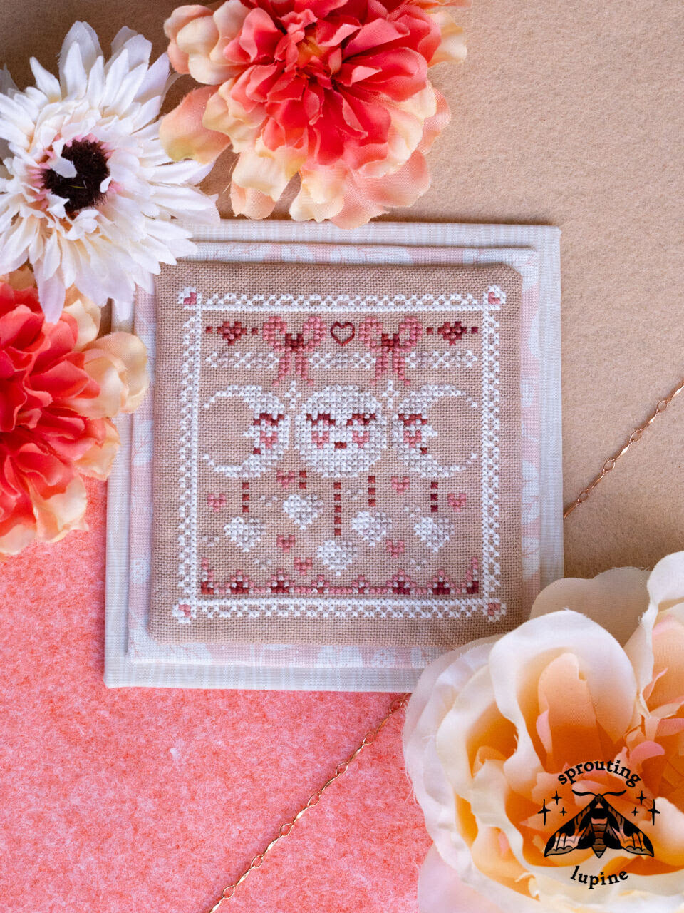 Adoration by Sprouting Lupine-Cross Stitch-Sprouting Lupine-Millennial Fabrics
