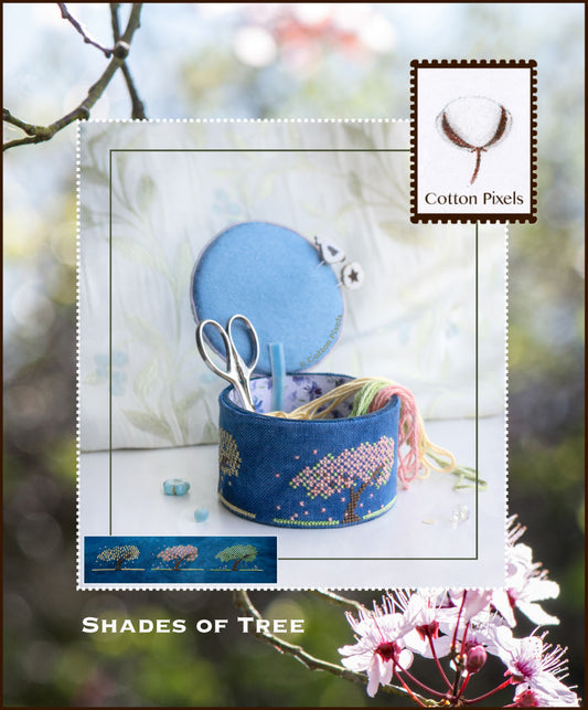 *Nashville Market 26' Preorder* Shades of Tree by Cotton Pixels-Cross Stitch-Cotton Pixels-Millennial Fabrics