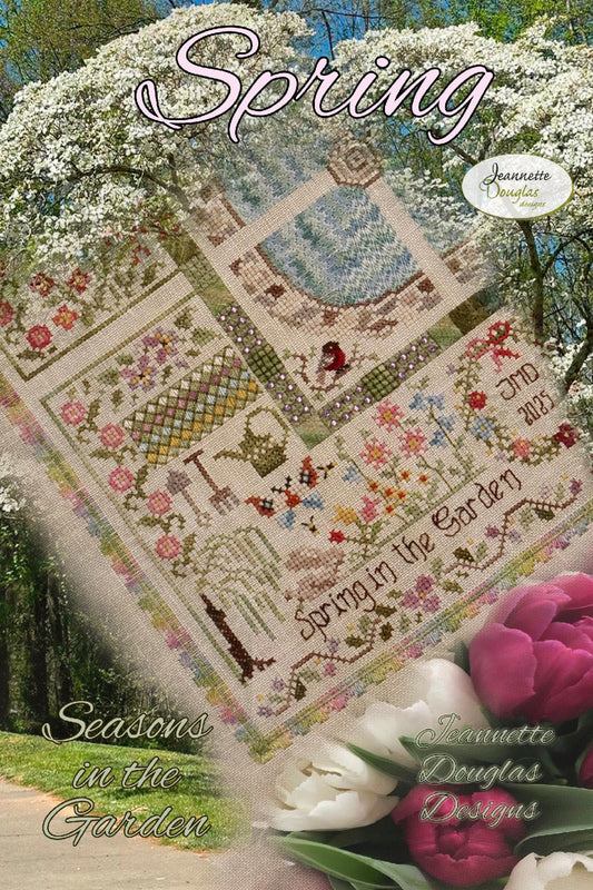 Spring Seasons in the Garden by Jeannette Douglas Designs