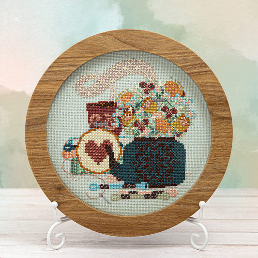 Springtime Sip + Stitch by Counting Puddles