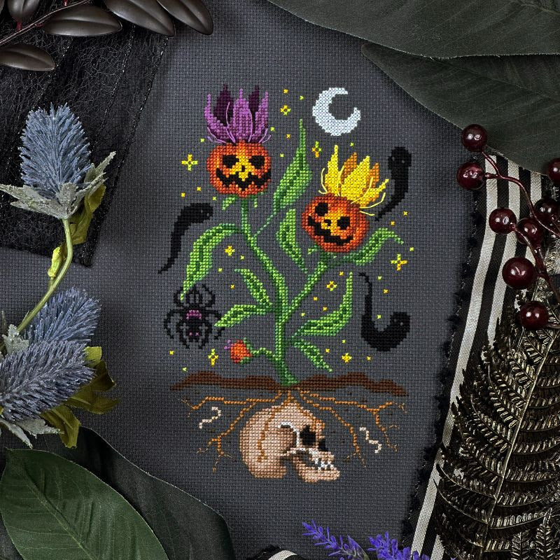 Spooky Blooms by The Stitch Crypt