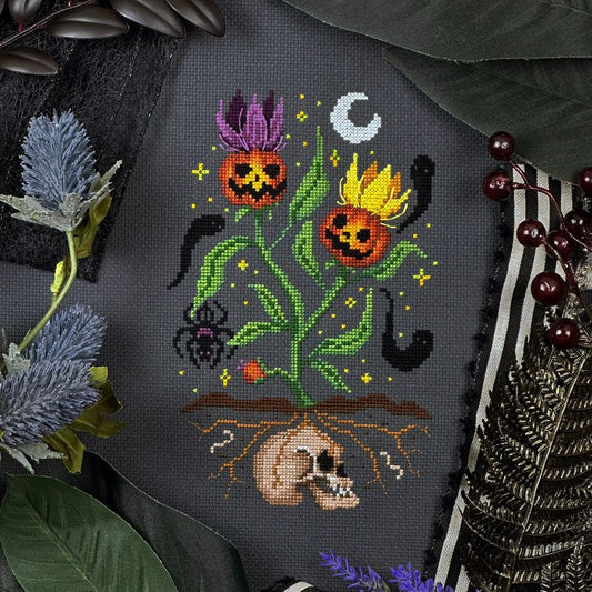 Spooky Blooms by The Stitch Crypt