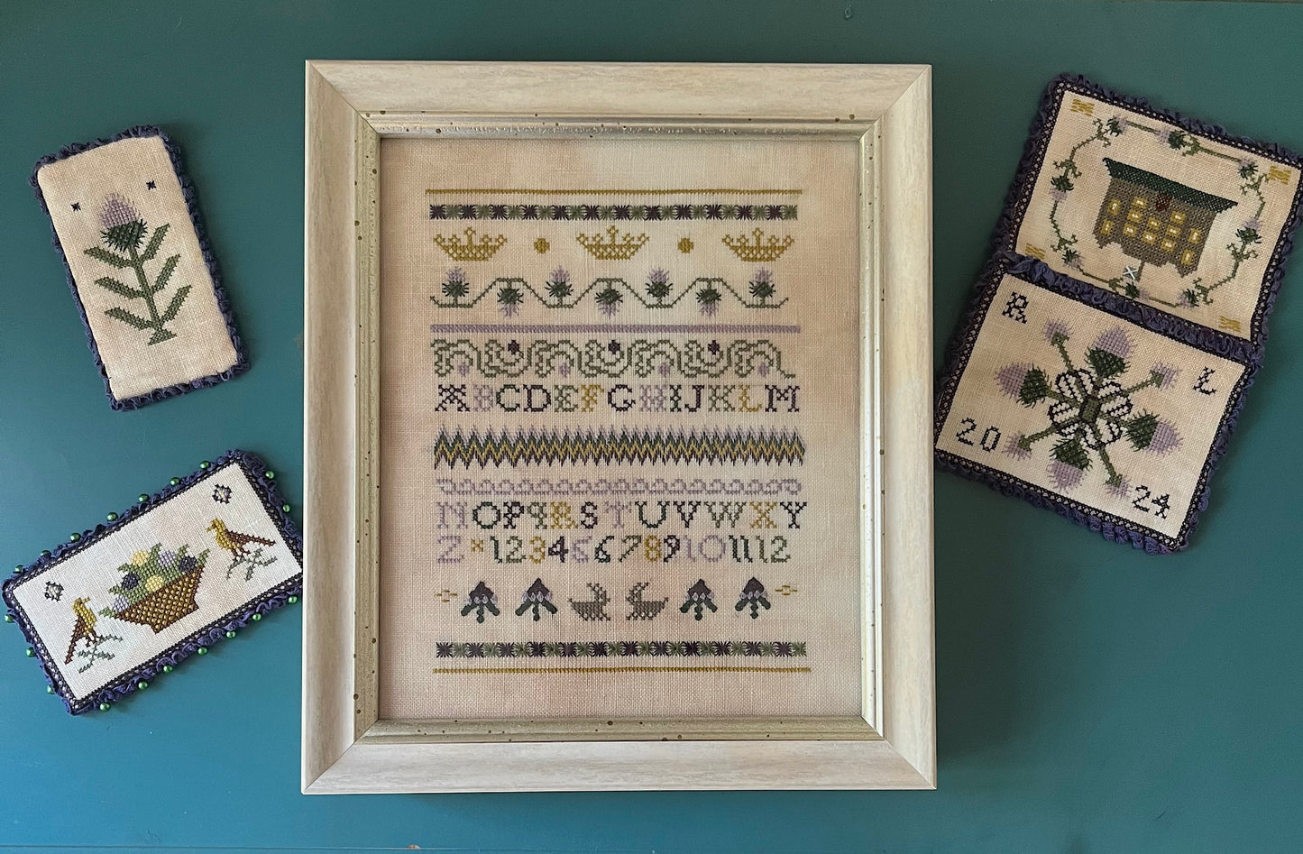 Royal Thistle by Olde Willow Stitchery