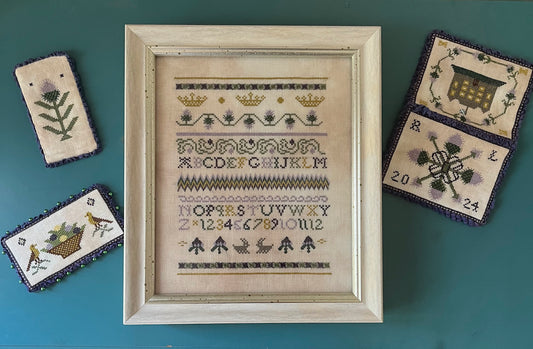 Royal Thistle by Olde Willow Stitchery