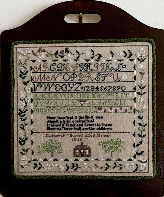 Susannah Burrell 1826 by Olde Willow Stitchery