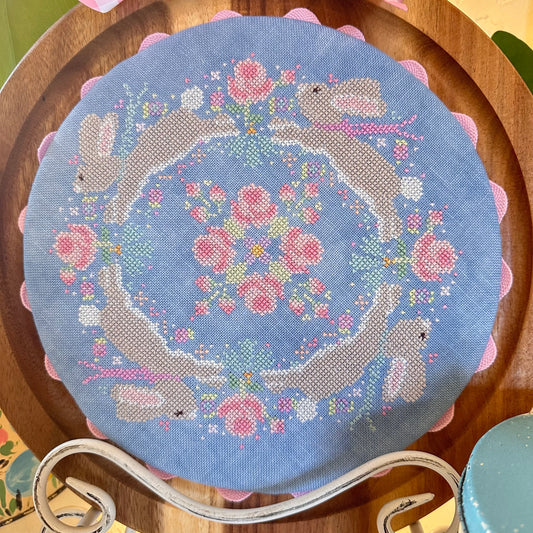 Bunnies Round the Rosy by Luhu Stitches