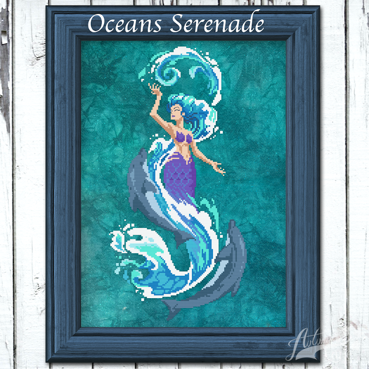 Oceans Serenade by Autumn Lane Stitchery