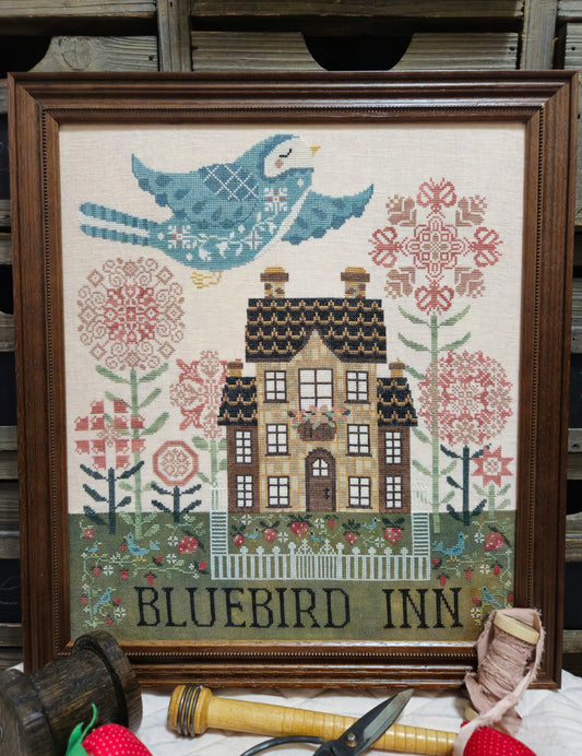 Bluebird Inn by Quaint Rose Needlearts