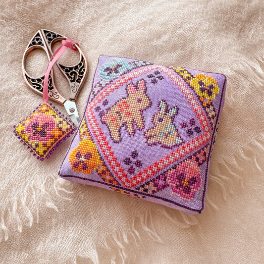 Pansy Picnic by JEDxStitch