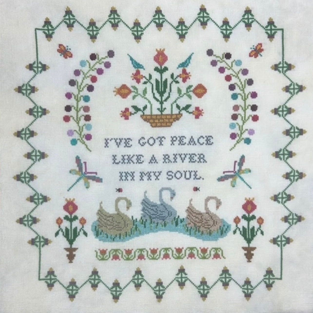 Peace Like A River by Monticello Stitches