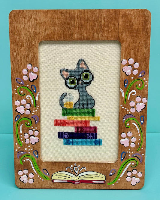 Melvin the Library Kitty by The Stitchin' Kitten
