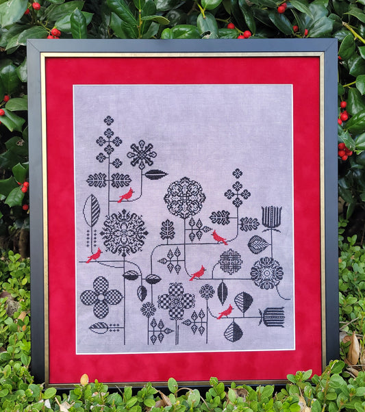 Midnight Garden Chart by Wildflower Stitching