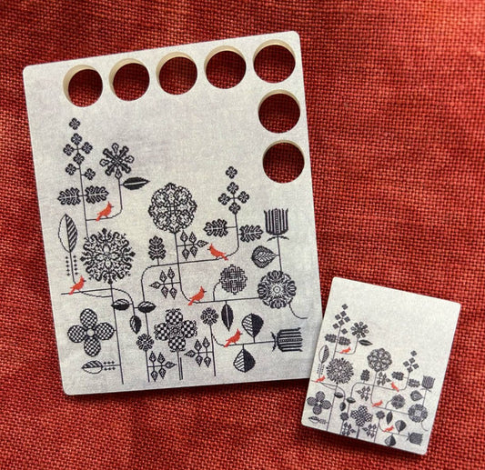 Midnight Garden Needle Minder by Wildflower Stitching