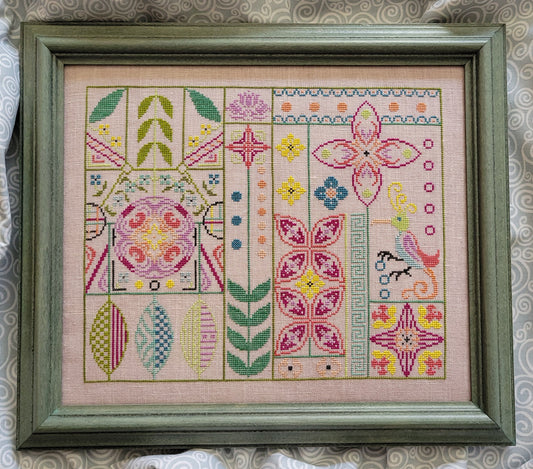 Funky Bird Chart by Wildflower Stitching