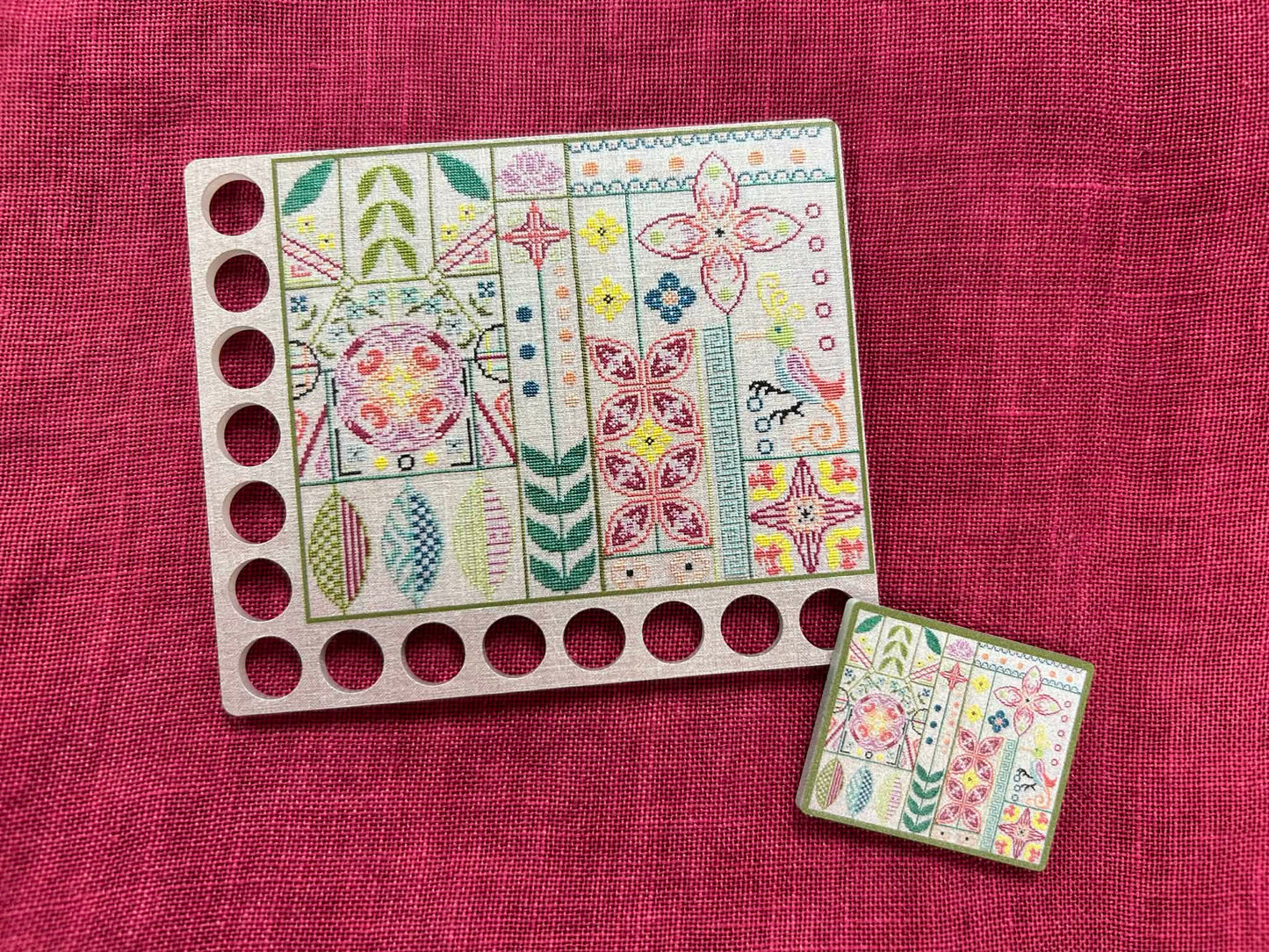 Funky Bird Thread Keep by Wildflower Stitching