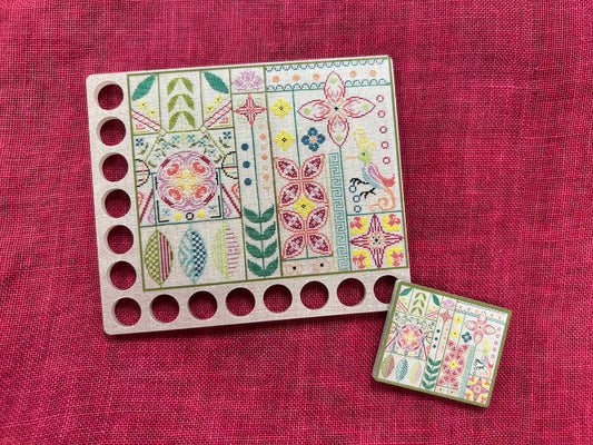 Funky Bird Needle Minder by Wildflower Stitching