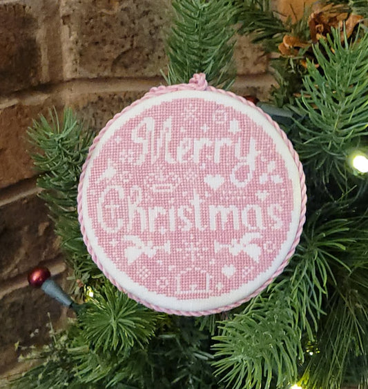 Merry Christmas Bauble by Wildflower Stitching