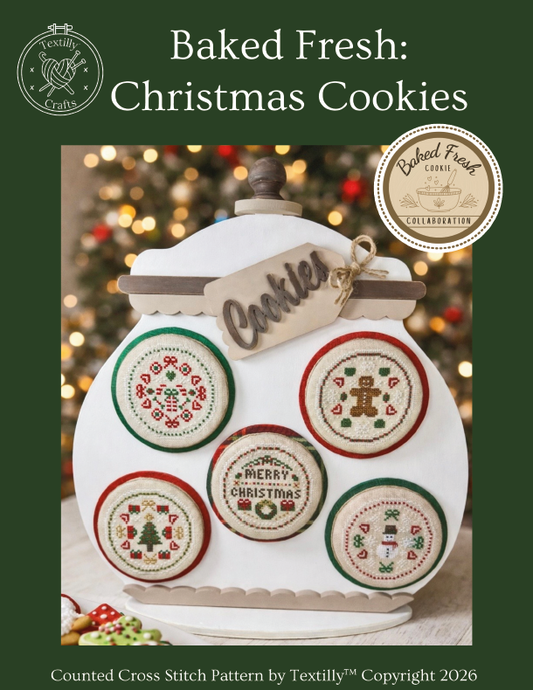 Baked Fresh: Christmas Cookies by Textilly Crafts