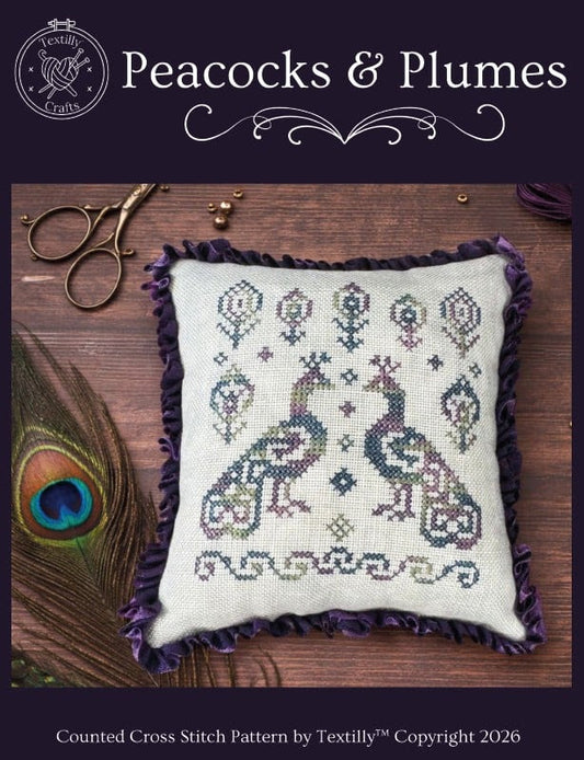 Peacocks & Plumes by Textilly Crafts