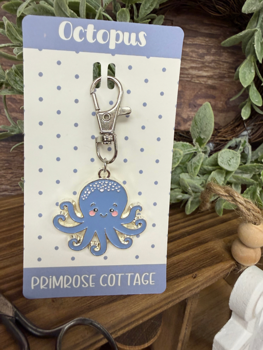 Octopus Charm by Primrose Cottage