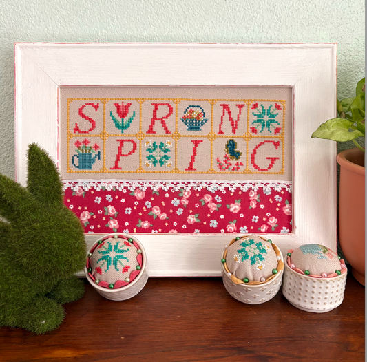 Checkered Spring by Petal Pusher