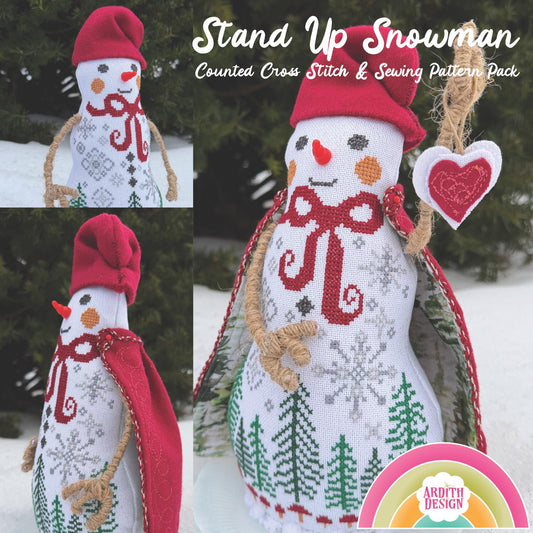 Stand Up Snowman by Ardith Design