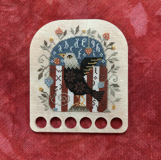 Patriotic ABC Thread Keep by Willoughby Ann