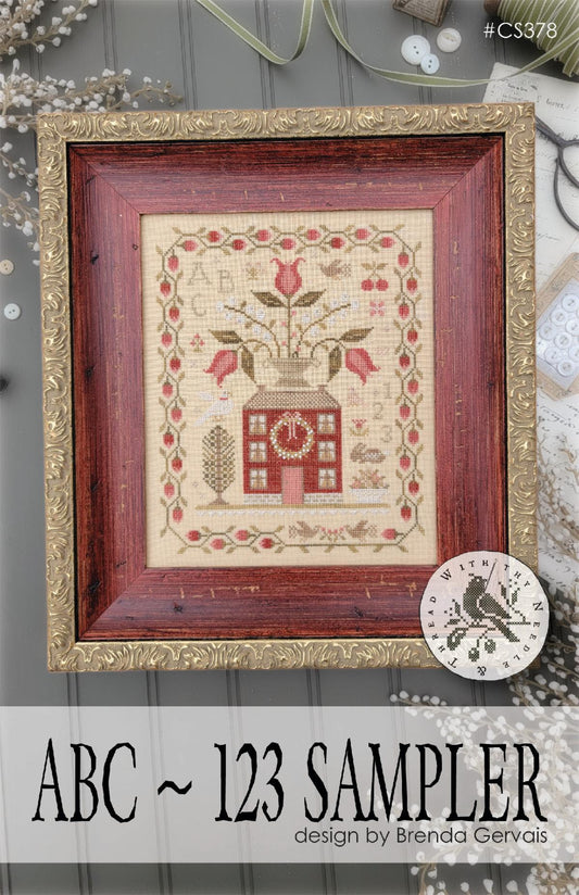 ABC - 123 Sampler by Brenda Gervais